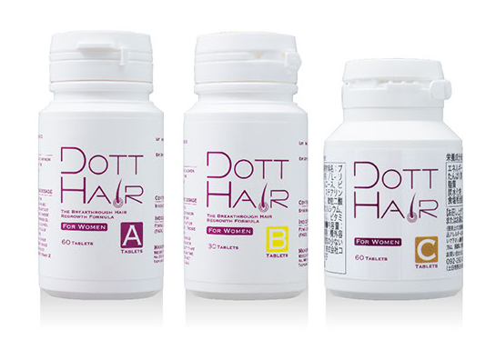 写真：Dott Hair for Women タブレット